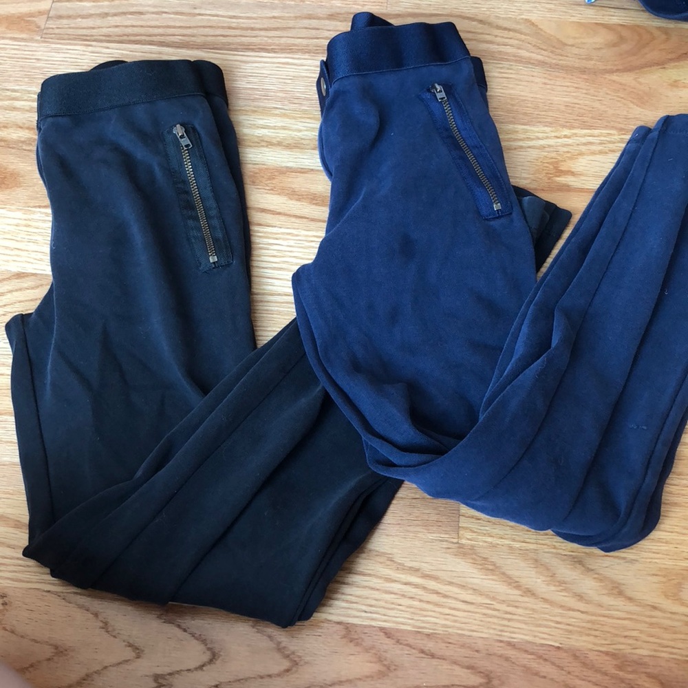 2 crewcuts leggings with zipper